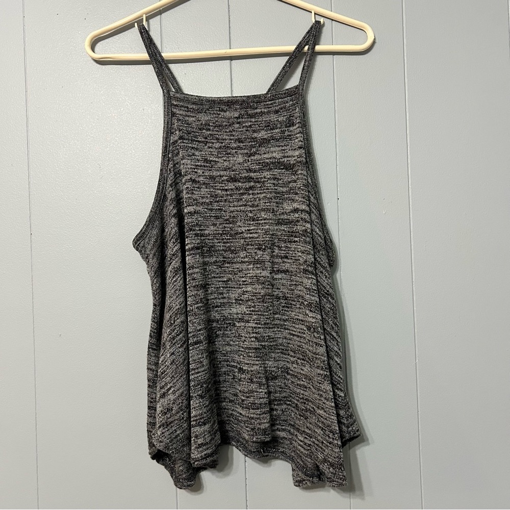Gray Knit Tank Top